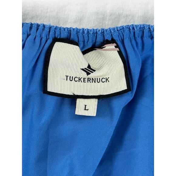 TuckerNuck Sorrento Stripe Ames Linen Halter Maxi Dress Size L - Picture 12 of 13